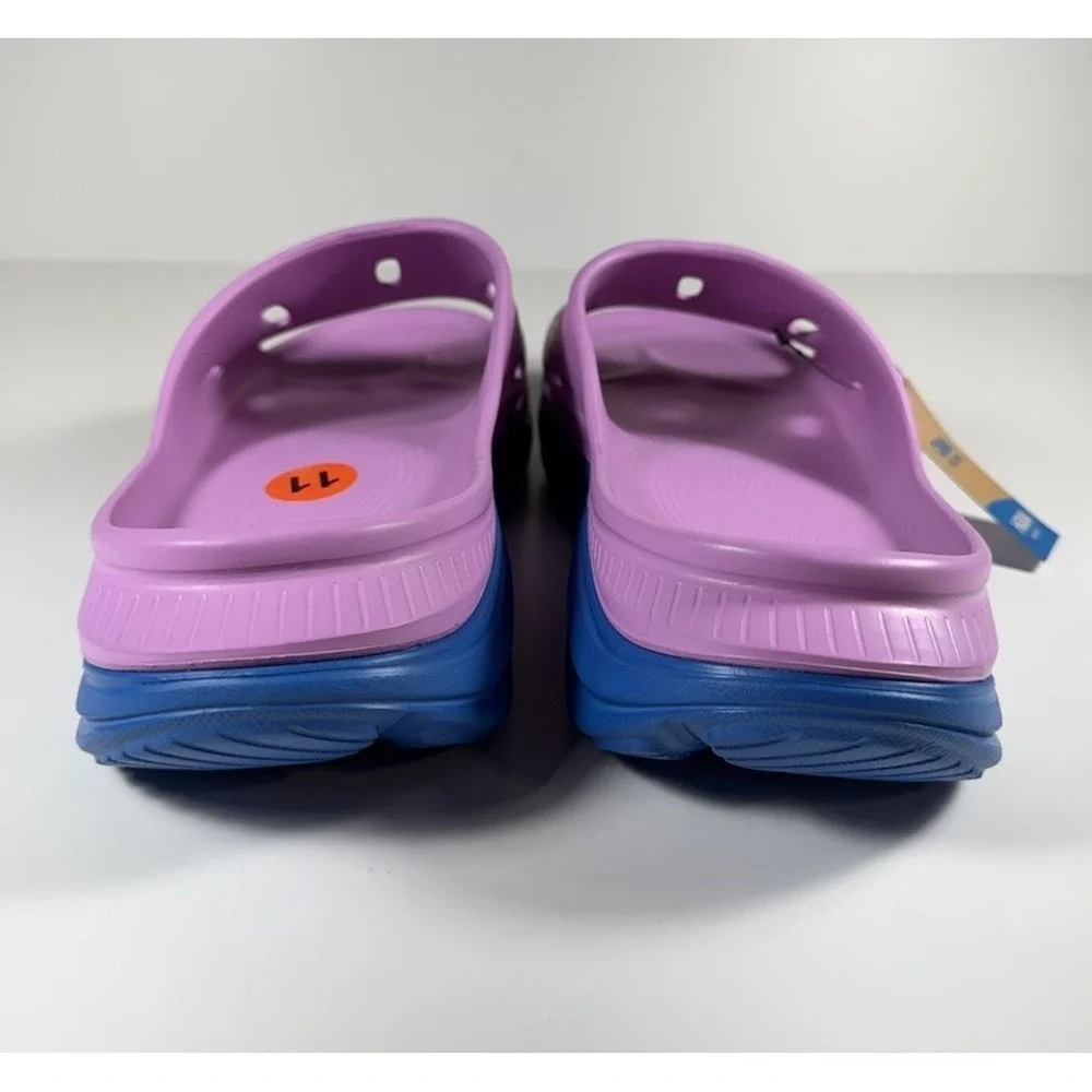 HOKA Ora Recovery Slide 3 Sandals Cyclamen Blue Pink Men's‎ Sz 11 *NEW* 1135061